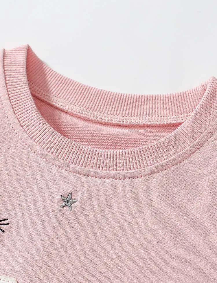 Dancing Mouse Tulle Short Sleeve Sweatshirt