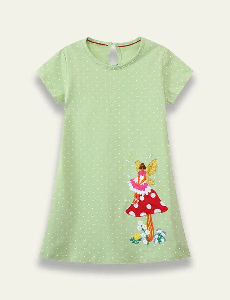 Appliqué Elf Dress - Mini Taylor