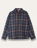 Navy Blue Plaid Family Matching Dress - Mini Taylor