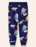 Multi Dinosaur Life Printed Pants
