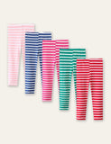 100%Cotton Striped Leggings - Mini Taylor