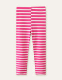 100%Cotton Striped Leggings - Mini Taylor