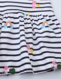 Rainbow Fruit Printed Striped Dress - Mini Taylor