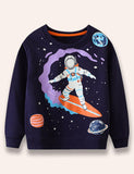 Glowing Astronaut Sweatshirt - Mini Taylor