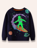 Glowing Astronaut Sweatshirt - Mini Taylor