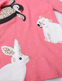 Polar Animal Appliqué Dress - Mini Taylor