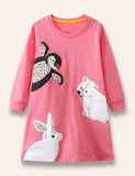 Polar Animal Appliqué Dress - Mini Taylor