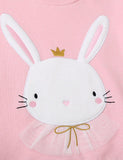 Little Queen Bunny Appliqué Sweatshirt - Mini Taylor