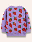 Strawberry Printed Sweatshirt - Mini Taylor