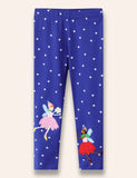 Fairy Appliqué Starry Leggings