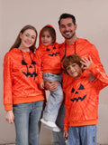 Halloween Smile Pumpkin Family Matching hooded Sweatshirt