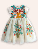 Festival Reindeer Tulle Dress