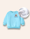 Pedal Power Flower Embroidered Sweatshirt Set