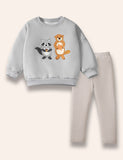 Forest Animal Friend Sweatshirt Set