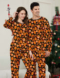 Halloween Pumpkin Printed Family Matching Pajamas