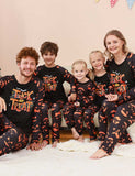 Halloween Trick Or Treat Printed Family Matching Pajamas