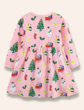 Christmas Printed Dress