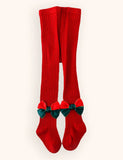 Festival Bow Knitted Leggings