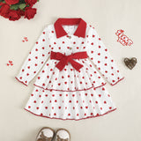 Valentine's Day Heart Print Dress
