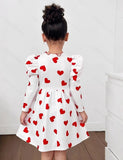 Valentine's Day Love Print Dress