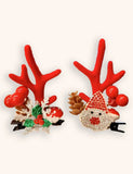 Clearance Sale - Tulle Christmas Santa & Reindeer Appliqué Dress
