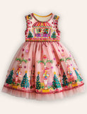 Christmas Carousel Tulle Dress