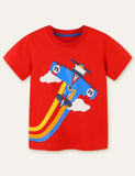 Airplane Printed T-shirt - Mini Taylor