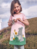 Animal Appliqué Striped Dress - Mini Taylor