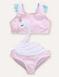 Animal Cute Appliqué One-Piece Swimsuit - Mini Taylor