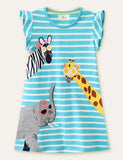 Appliqué Animal Dress - Mini Taylor