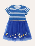 Bird Appliqué Tulle Dress - Mini Taylor