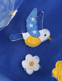 Bird Appliqué Tulle Dress - Mini Taylor