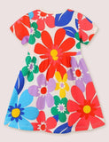 Blossoms Print Jersey Dress - Mini Taylor