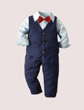 Bow Tie Vest Suit