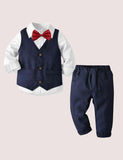 Bow Tie Vest Suit - Mini Taylor