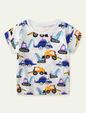 Boys' Cartoon Knitted T-shirt