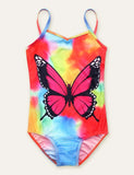 Butterfly Mermaid Printed Swimsuit - Mini Taylor