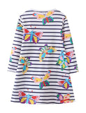 Butterfly Print Long Sleeve Dress - Mini Taylor