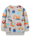 Car Printed Sweatshirt - Mini Taylor