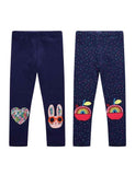 Cartoon Appliqué Leggings - Mini Taylor