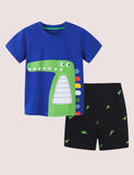 Cartoon Crocodile T-shirt Set - Mini Taylor