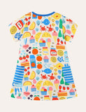 Cartoon Printed Dress - Mini Taylor