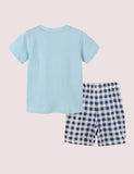 Cartoon Whale Plaid Set - Mini Taylor