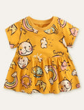 Cat Rainbow Printed Dress - Mini Taylor