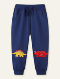 Dinosaur Appliqué Sports Pants - Mini Taylor