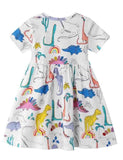 Dinosaur Full Print Dress - Mini Taylor