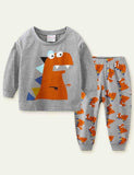 Dinosaur Printed Long-Sleeved pajamas - Mini Taylor