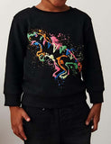 Dinosaur Printed Pullover Sweatshirt - Mini Taylor