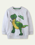 Dinosaur Printed Sweatshirt