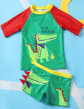 Dinosaur Split Cartoon Swimsuit - Mini Taylor